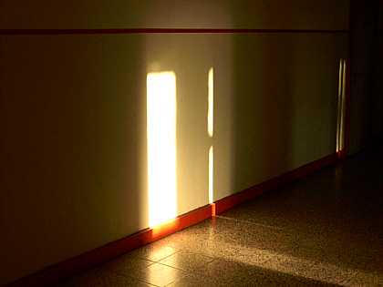 let the sunshine in.