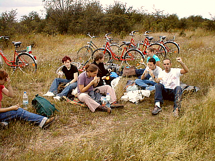 picture of us having lunch